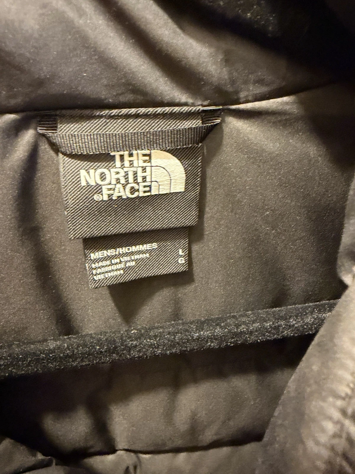The North Face Men's Black 550 Insulated Puffer Jacket Full Zip Size L image 4