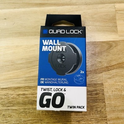 Quad Lock Home/Office/Car Adhesive Wall Mount (2 pack) - NEW IN BOX!