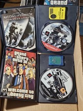 CIB PlayStation 2 PS2 GTA Games (x4)  X2 Memorry Card GREAT DEAL Worth $60+ !! image
