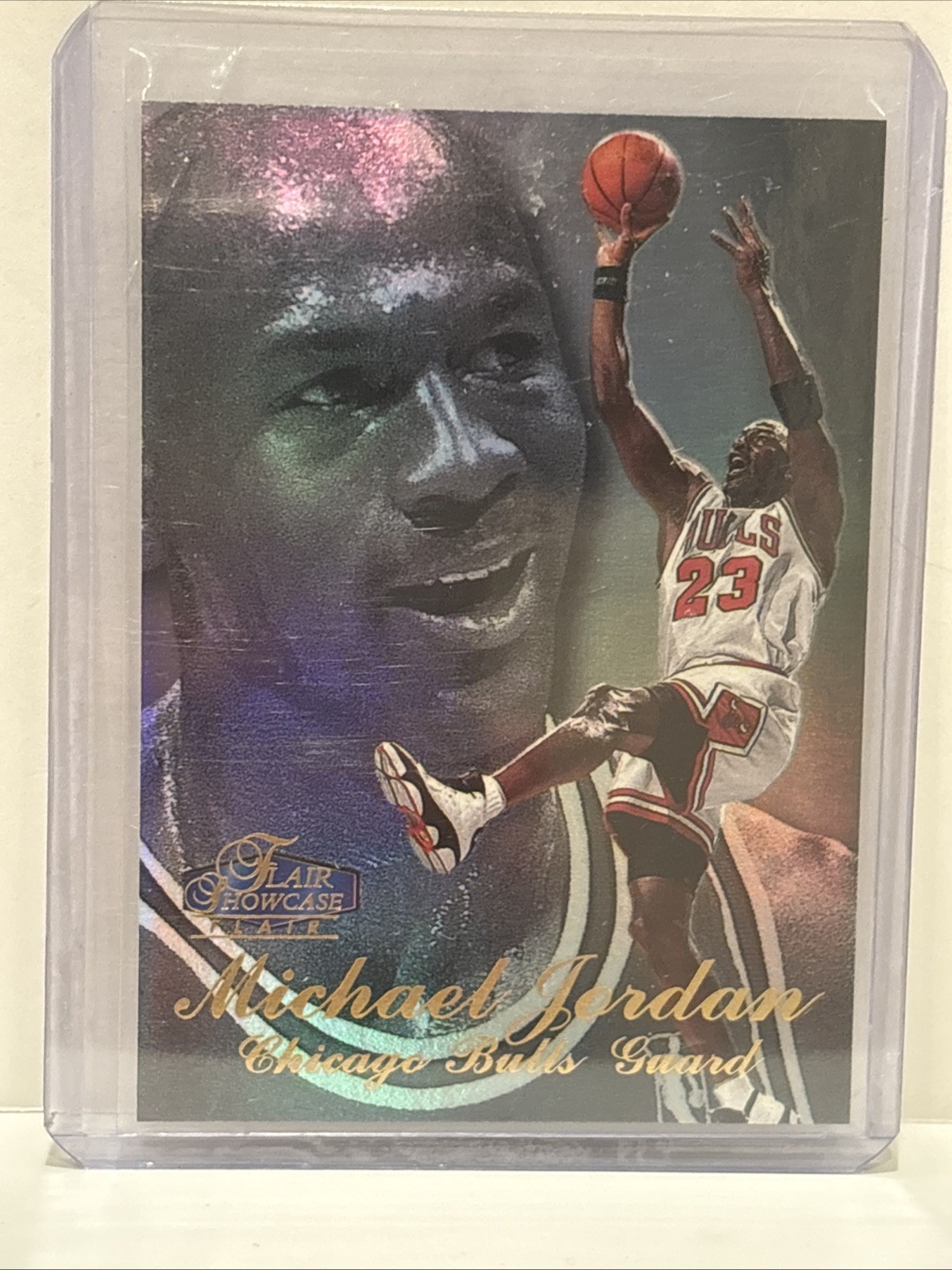 1997-98 Flair Showcase Row 3 Michael Jordan #1 Chicago Bulls