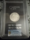 1881 CC Carson City $1 Morgan Silver GSA PCGS Graded MS62 Harder Date