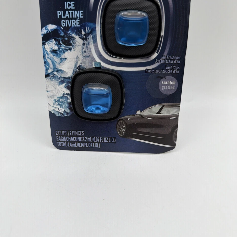 Febreze Car Vent Clips Platinum Ice Scent 40 Days Freshness 2 Clips 3 Pack - Image 3 of 4