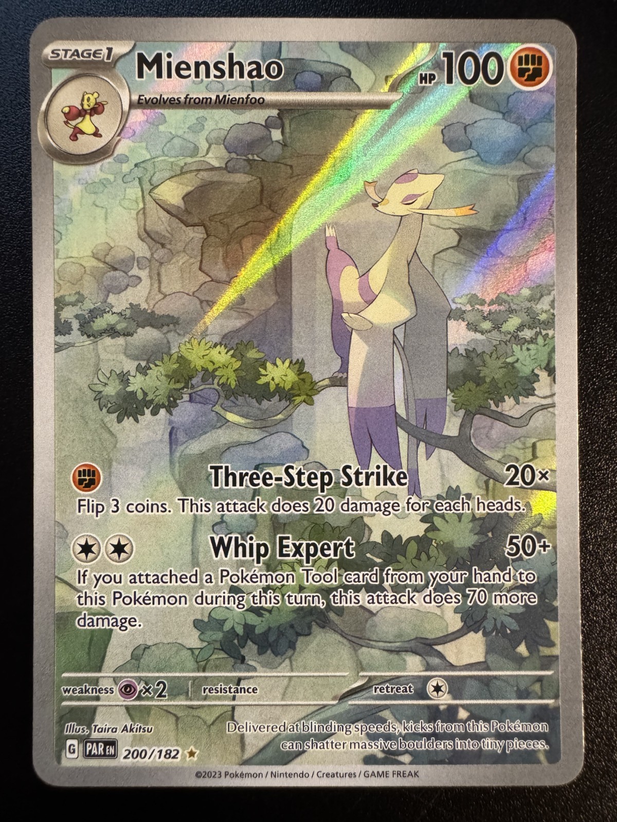 Mienshao 200/182 - Paradox Rift - Illustration Rare NM