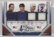 2014-15 ITG Used 4 Your Country Silver 39/40 Tom Barrasso Keith Tkachuk HOF 1o3