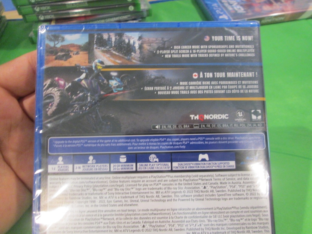 PlayStation4 カセット MX vs ATV Legends PS4 PLAYSTATION 4 SONY BRAND NEW FACTORY