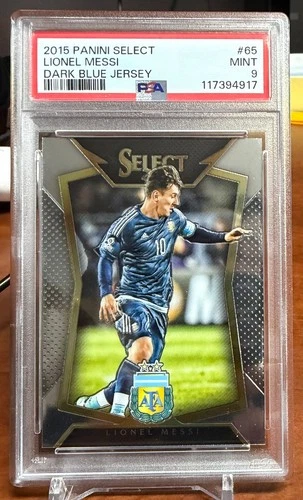 2015 Panini Select Lionel Messi Blue