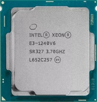 Intel Core Xeon E3-1240 v6 LGA1151 CPU Processor 4 core 3.7GHz 8MB SR327