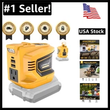 Compact 200W DC to AC Inverter with USB Ports - Ideal for Campers & Travelers