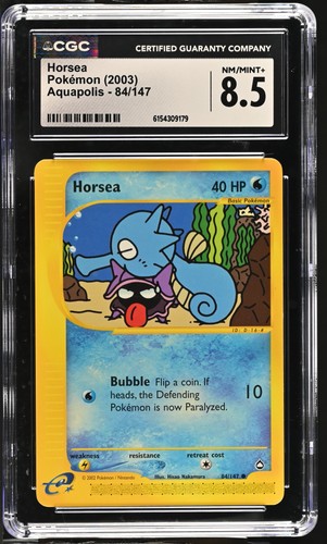 Horsea graded CGC 8.5 for sale on eBay