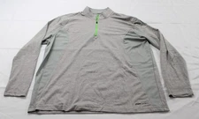 PGA Tour Men's Pro Series Quarter-Zip Pullover CN6 Heather Grey Size XL