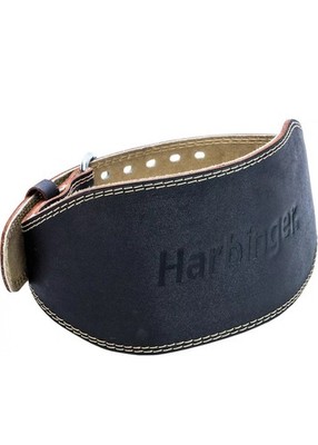 Harbinger Padded Leather Gym Weightlifting Belt MEDIUM Suede Lining Brand NEW