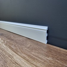 Skirting Board Trim H07P size 12,6x79mm x 2M High-Impact Polystyrene Baseboard