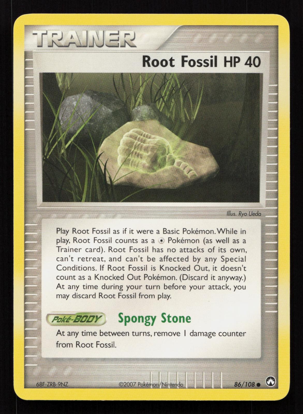 ROOT FOSSIL 86/108 COMMON POWER KEEPERS POKEMON NM/M