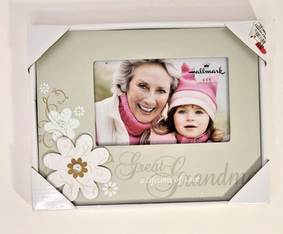 Hallmark Great Grandma Photo Frame - Tabletop 4x6 - Elegant Mother's Day Gift