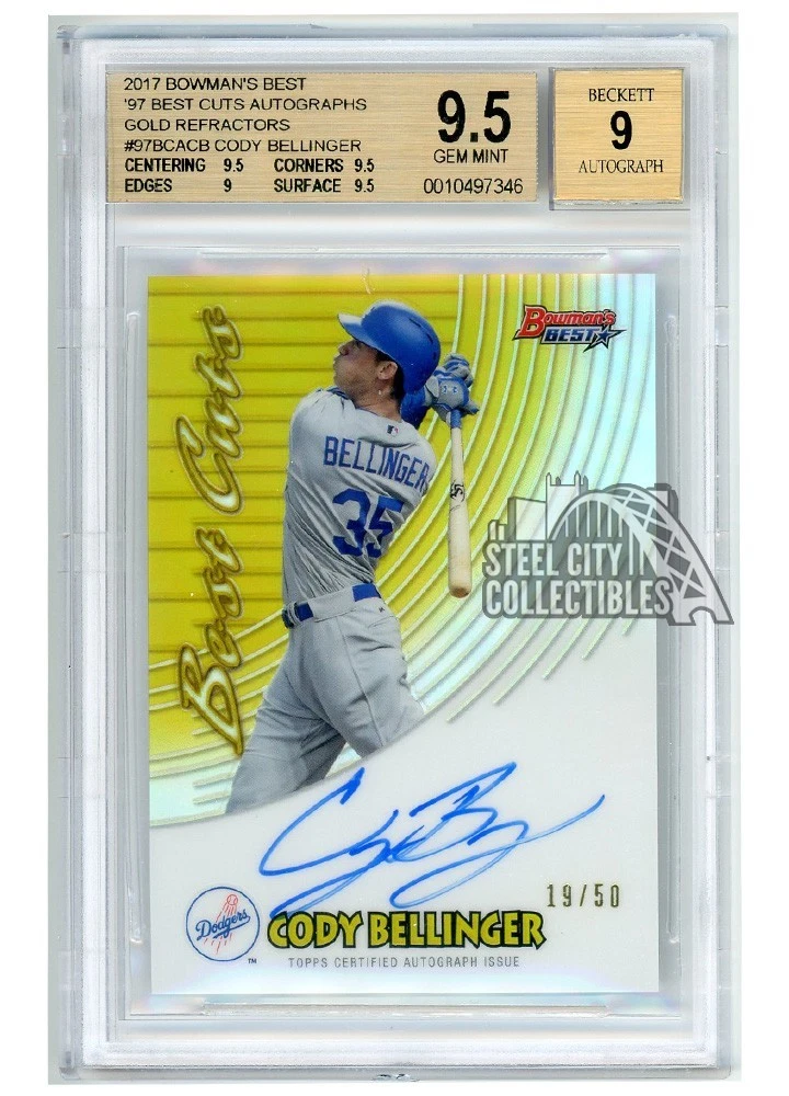 Bowman Cody Bellinger Baseball Sports Trading Cards & Accessories