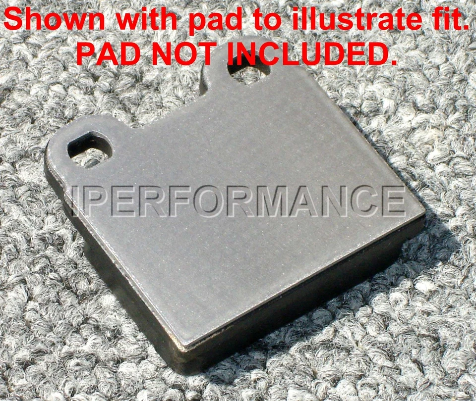 Juego de pastillas de freno de titanio cuña protector térmico para Alfa Romeo TZ2 1967; ATE trasero Foto 2 de 3