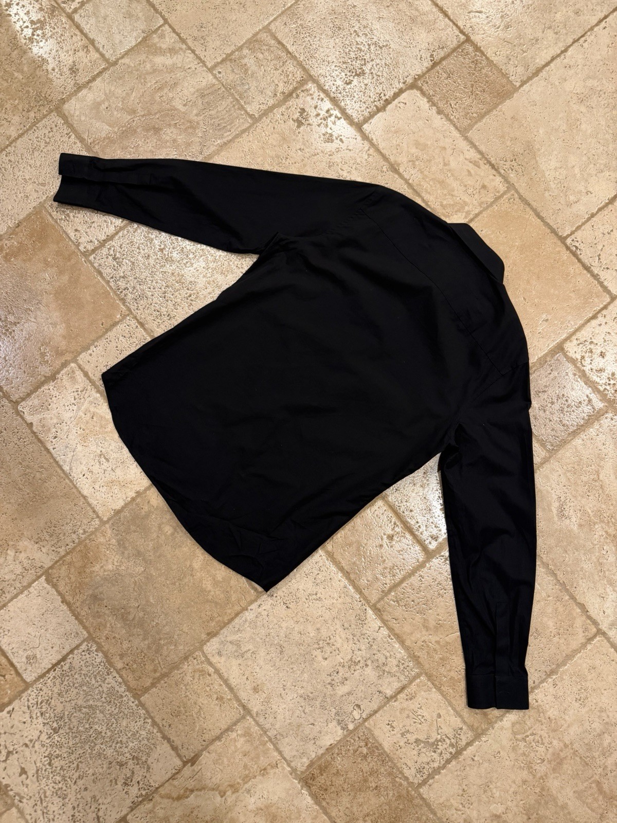 Givenchy Red Star Embroidered Collared Black Butt… - image 10