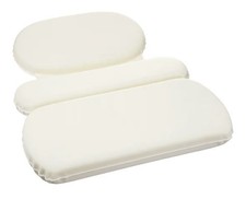 Amazon Basics - Bath Tub Neck  Back Pillow -Suction Cups - Waterproof - 3 Panel