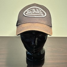 Von Dutch black sun faded trucker hat