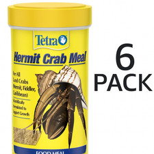 TETRA HERMIT CRAB FOOD MEAL. 4.94 OZ. 6 PACK