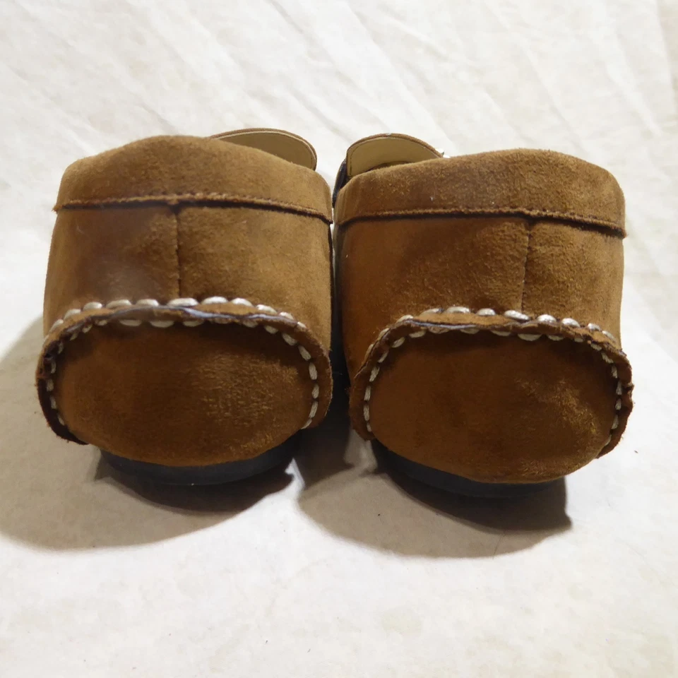 🥿 Лоферы Liz Claiborne Ashton размер 10 M медно-коричневые замшевые; сшитые детали - Изображение 3 из 4