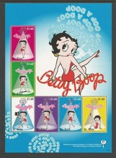 SAINT KITTS 2007 BETTY BOOP SHEETLET. MINT NEVER HINGED