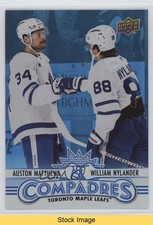 2025 Upper Deck Series 1 Compadres Auston Matthews William Nylander #CM-3 READ