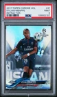 2017 TOPPS CHROME CHAMPIONS LEAGUE REFRACTOR #41 KYLIAN MBAPPE ROOKIE RC PSA 9