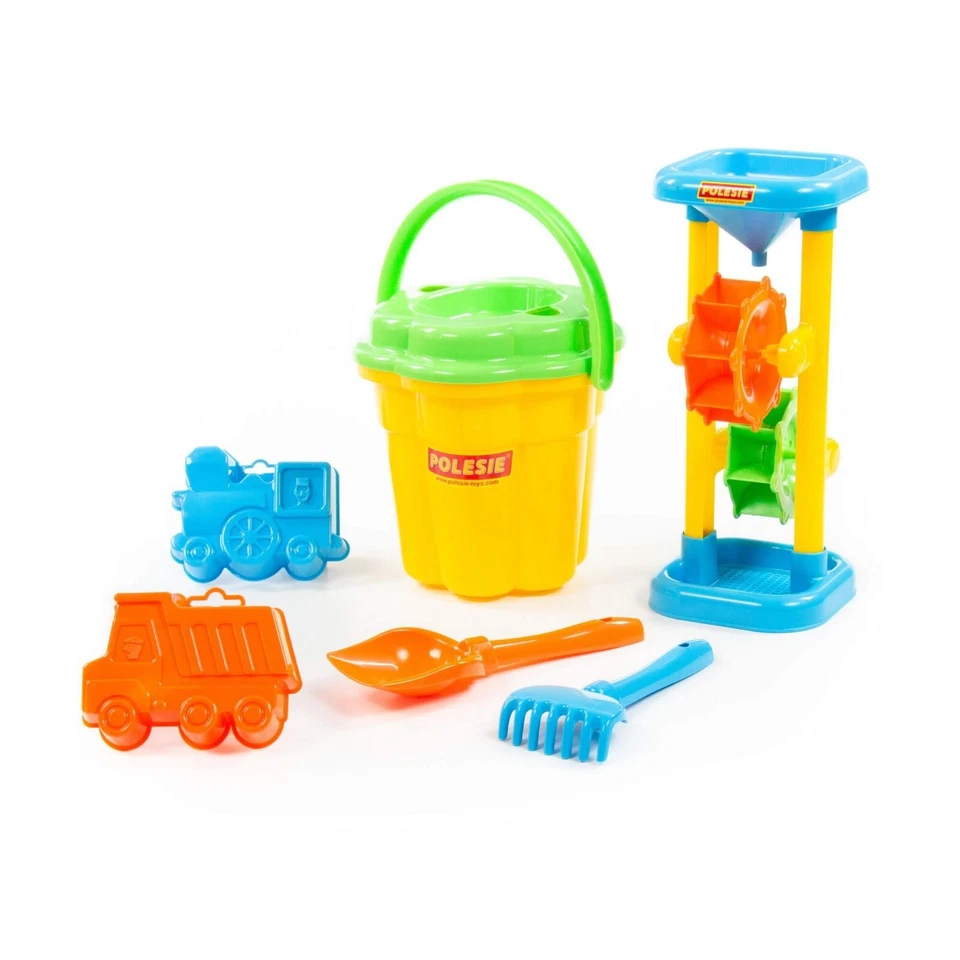 Wader Set Nr584: Sandmühle, h=308 mm + Blumenkübel groß, Blumensieb groß - Bild 4 von 4