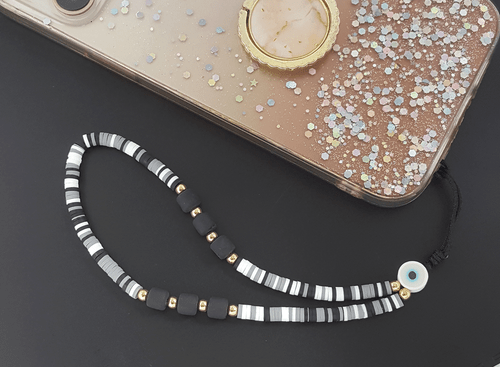 Nazar Łańcuszek na telefon komórkowy Evil Eye Koraliki Etui na telefon Wisiorek Miłość Szczęście Smycz do oczu - Zdjęcie 7 z 12