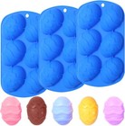 Easter Silicone Molds Egg Chocolate Molds 1-3 pcs Egg Candy Mold for Cake Baking