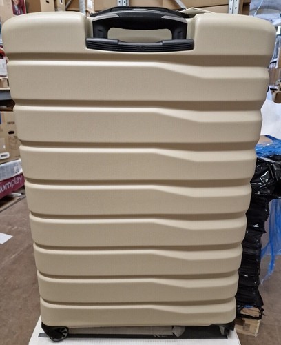 IT Luggage Gravitate 4 Wheel HardCase Medium 70cm Suitcase Sand + Black Trim R1 - Picture 3 of 7
