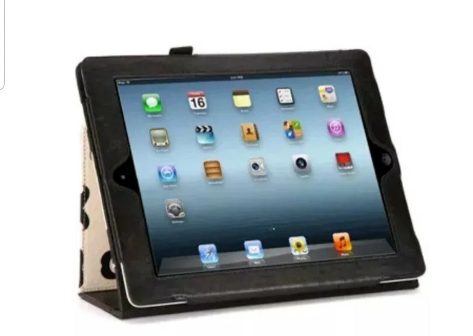 Griffin iPad 2/3/4 Mustachio Folio Case Cover & Stand W/AutoWake Feature - Image 2 of 4
