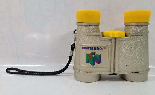 Vintage Nintendo 64(N64) Gold/Yellow Binoculars w/ Lanyard