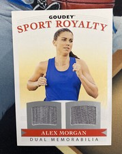 2020 Goodwin Champions Goudey Sports Royalty Dual Swatch Memorabilia Alex Morgan