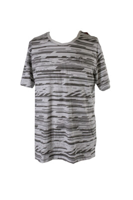 Puma White Grey Short-Sleeve Graphic Tee L