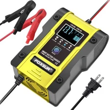 12V/6A Battery Charger Automotive 7-Stage Multifunction Smart Charger Maintai...