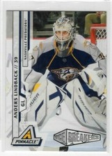 Anders Lindback 10-11 Panini Pinnacle Ice Breakers Rookie RC #230 Predators