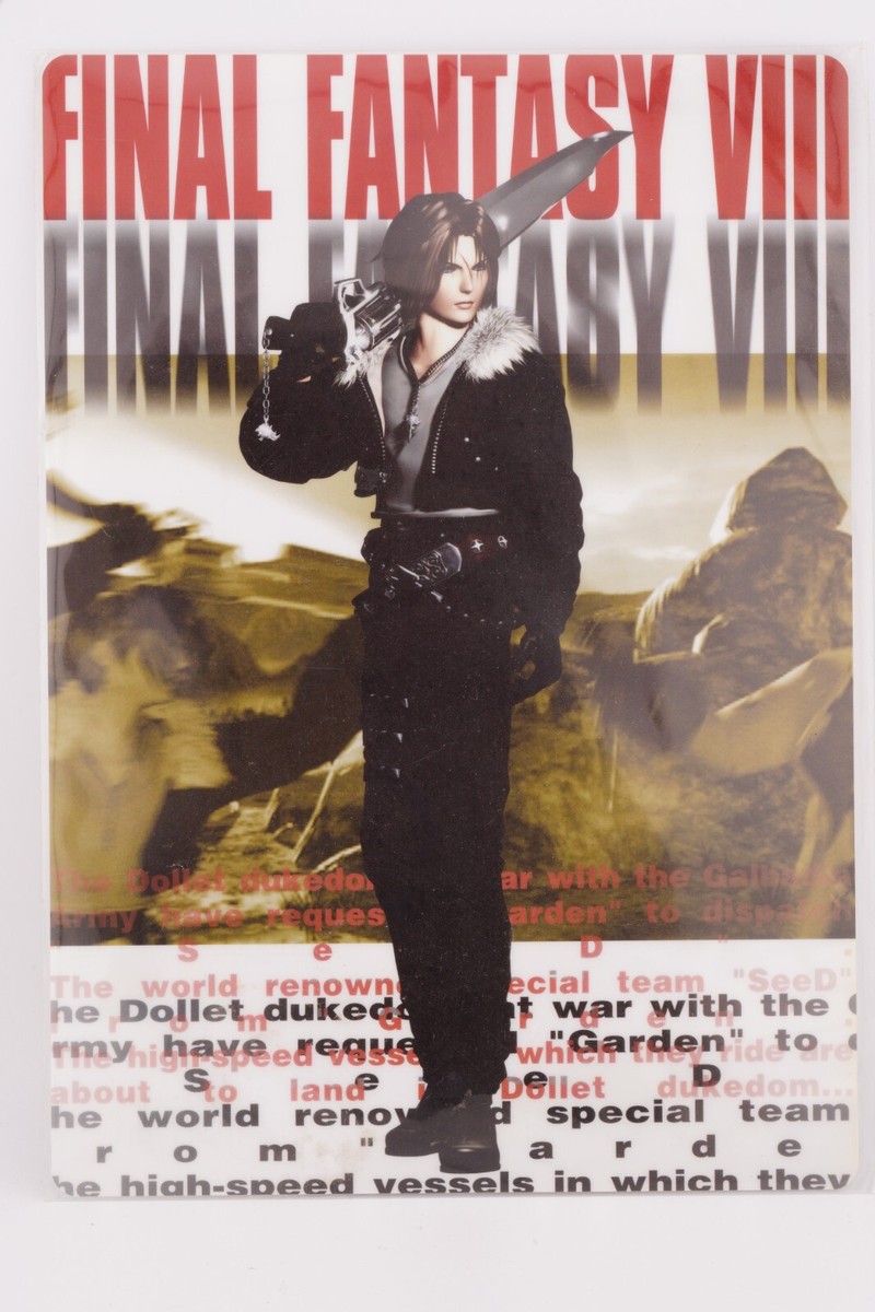 非売品 FINAL FANTASY VIII 販促ポスター 非売品】ファイナルファンタジー8 POPポップ/ポスター 販促