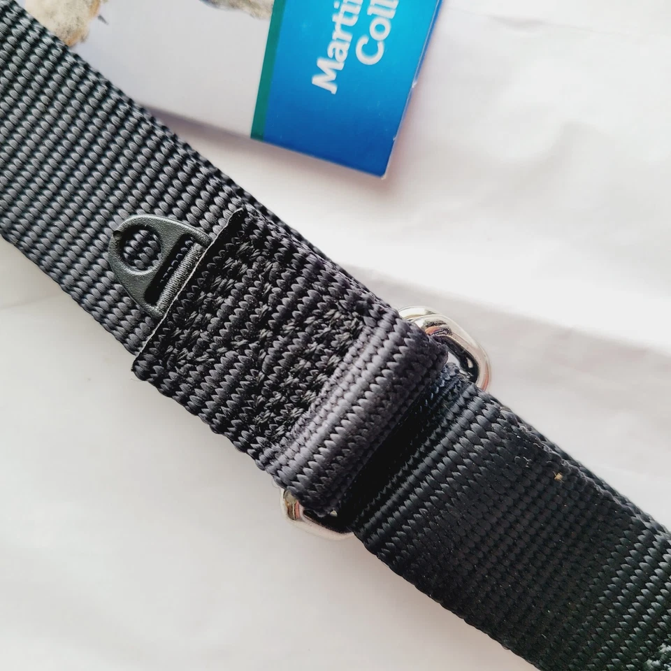 Cuello Martingala PetSafe Negro Talla Mediana Sin Deslizable 1" x 10-16" Más Seguro que Un Estrangulador Foto 3 de 4