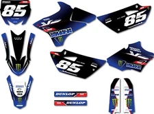 YAMAHA YZ 85 2015 - 2021 Fury style stickers kit Full Custom Graphic Kit YZ85
