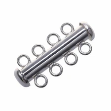 925 Sterling Silver 4 Hooks Clasp Size 6x25mm Sold Per Piece