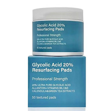 Glycolic Acid 20 Resurfacing Pads for face,chest ,back acne