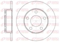 Remsa 2X Bremsscheibe Hinten Ø245Mm Voll FüR Audi A8 100 4D2 4D8 44 44Q C3
