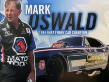 VRHTF NHRA "SUPER COOL RARE AWESOME "MARK OSWALD CANDIES & HUGHES" HAND OUT