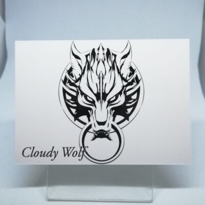 1-099 cloudy wolf CCFF Final fantasy   Remake Tetsuya Nomura DESIGN Card