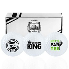 70th Birthday Gifts for Men Golfer Balls Set for Him Husband Perfect for Dad ...