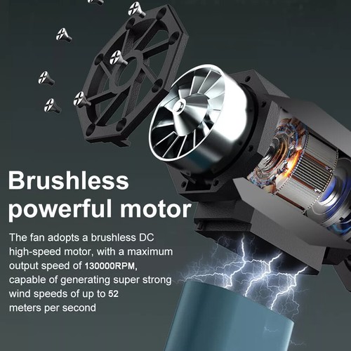 Car Dryer Air Blower Handheld Violent Turbo fan Electric Air Duster 130000 RPM - Picture 5 of 12