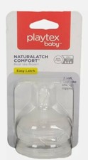 Plattex Baby 6m Naturalatch Comfort Easy Latch Soft Silicone Nipples Fast Flow