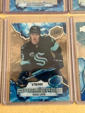 2021-22 Upper Deck Ice Premieres #191 Kole Lind #'d 678/999